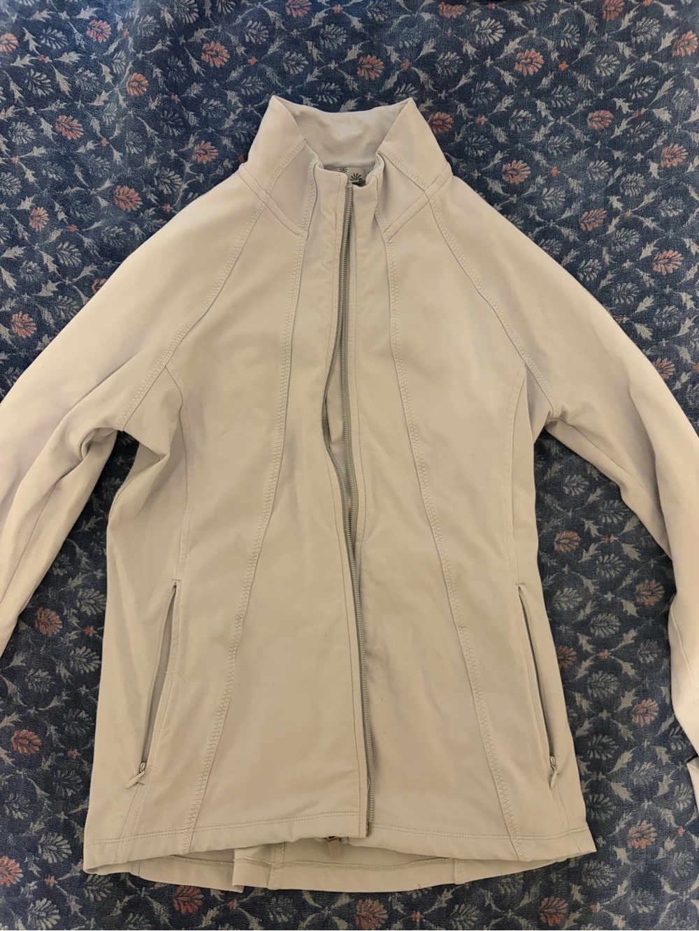 Light Gray Athleta Women’s Zip-Front Jacket